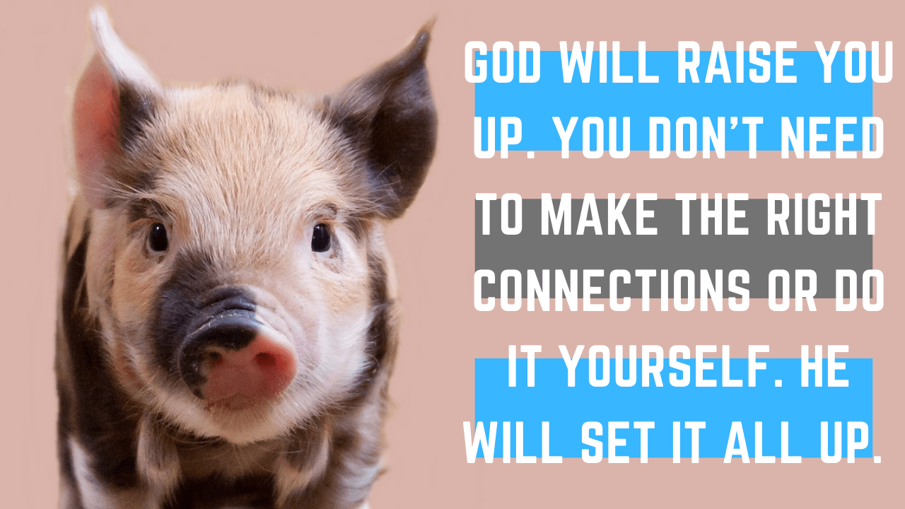 God will raise you up